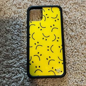 sad face wildflower iphone 11 pro max case